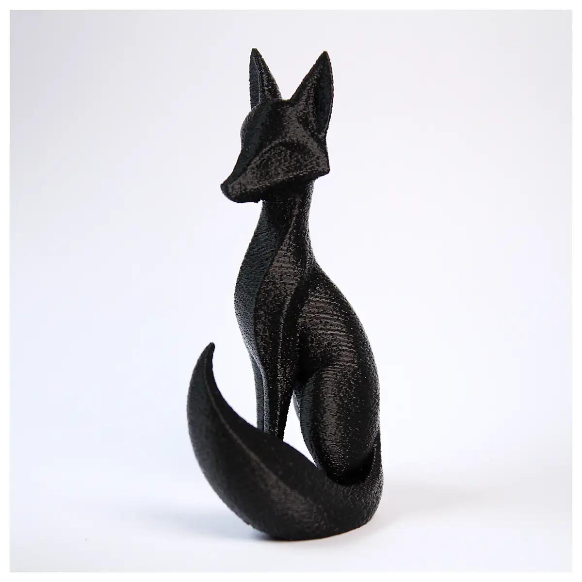 fox statue home decor living room accent piece garden sculpture outdoor animal art resin figurine