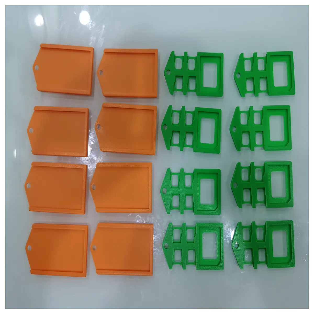 sd card storage box set 8pcs holder organizer case protective container for memory cards bulk