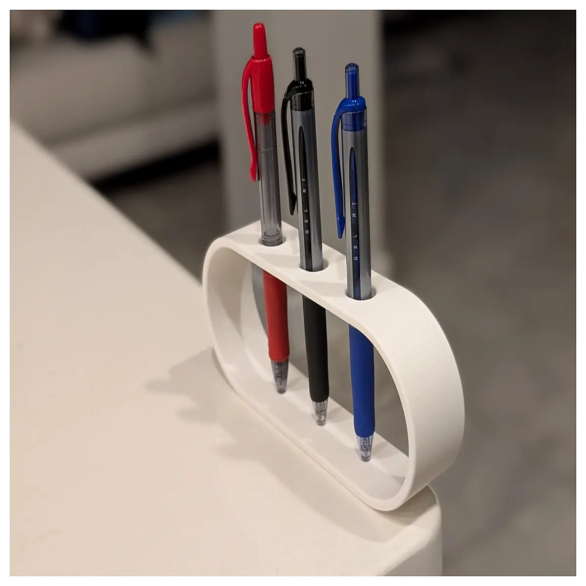 minimalist desk organizer pen holder modern office supplies storage simple metal cylinder for writing utensils desktop accessory