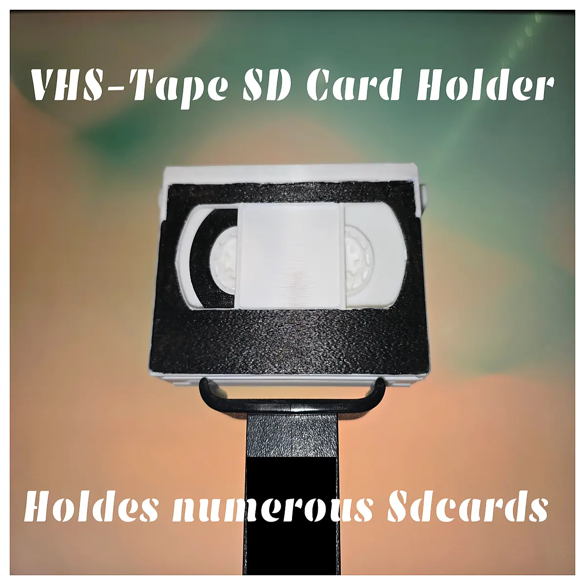 vhs tape case with satisfying click sound retro storage box for vintage media collection organizer