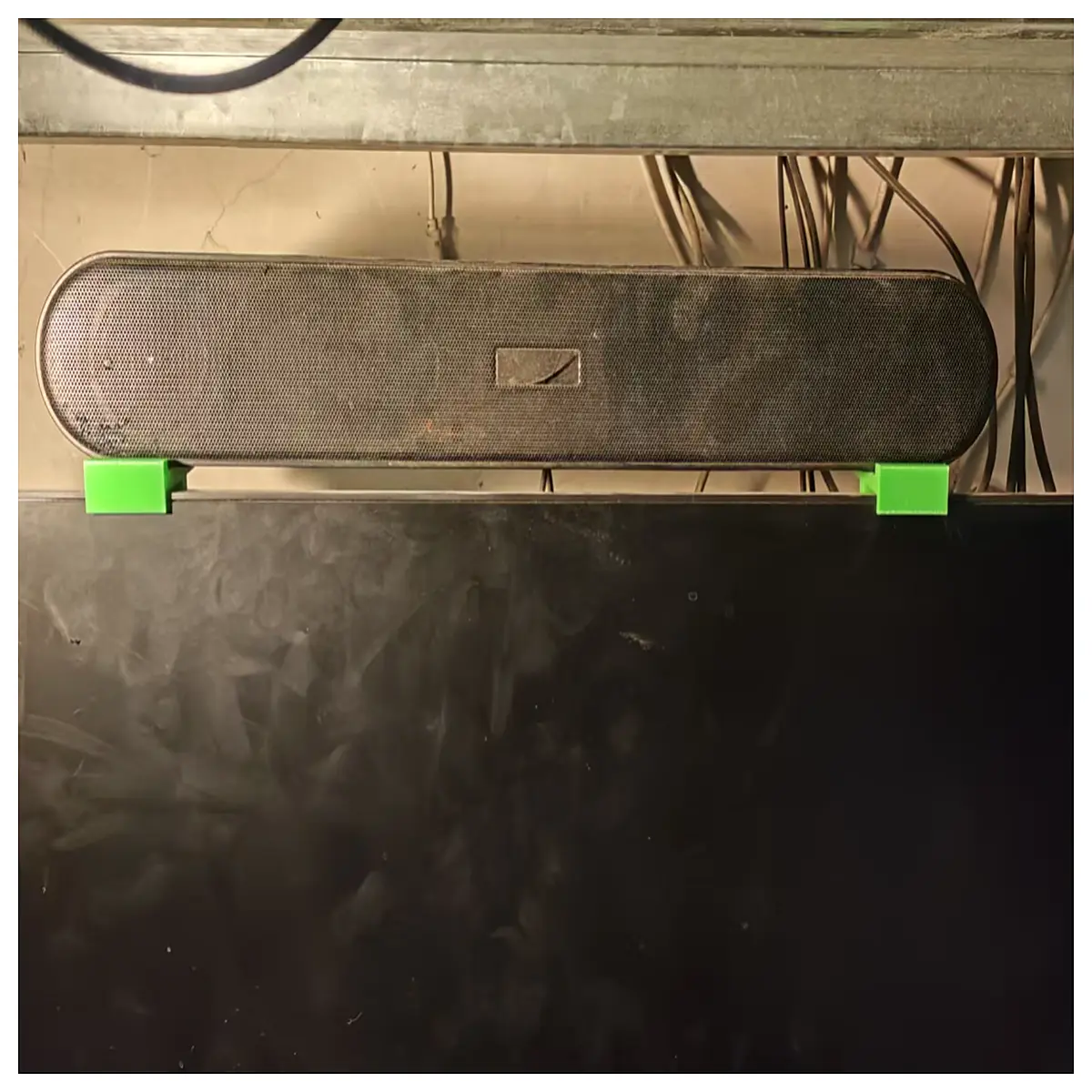 monitor speaker mount holder for desk audio system base riser