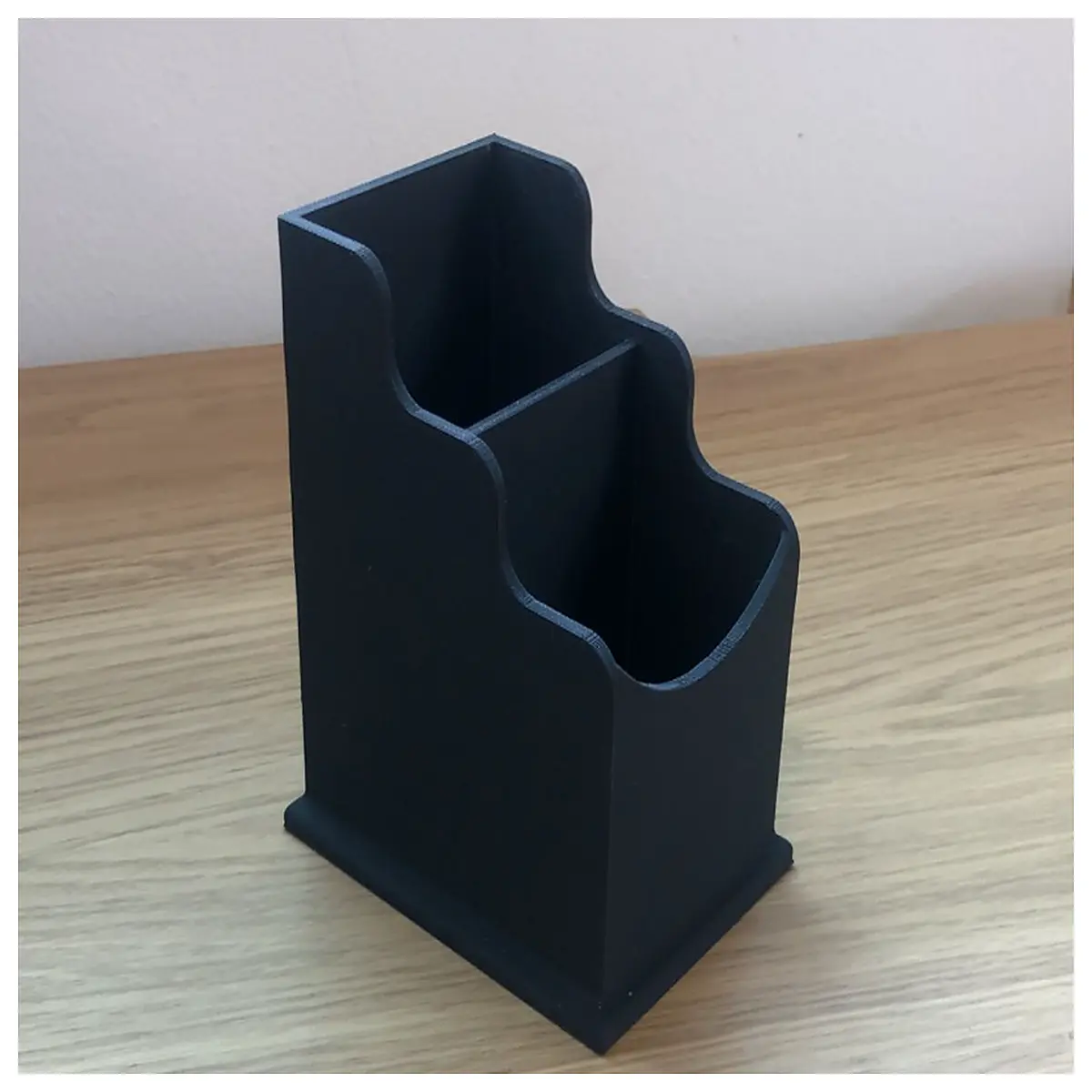 vertical business card holder desktop organizer acrylic name card rack office supplies storage box