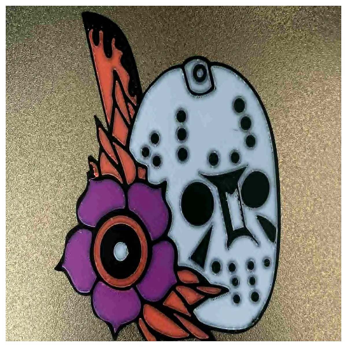 friday the 13th jason voorhees 2d wall art poster horror movie decor slasher gift canvas print