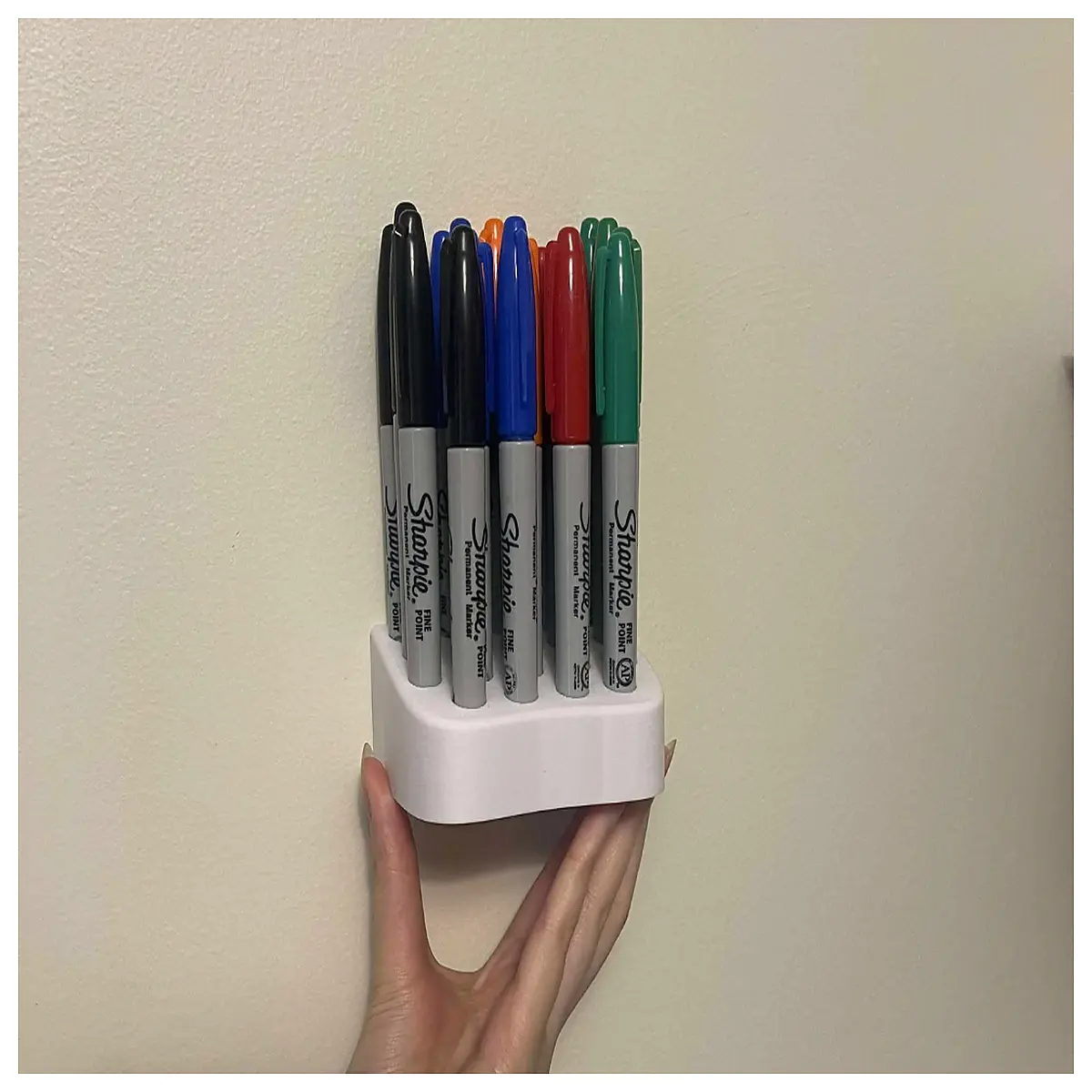 sharpie pen holder organizer desk accessory cute marker cup storage for office supplies