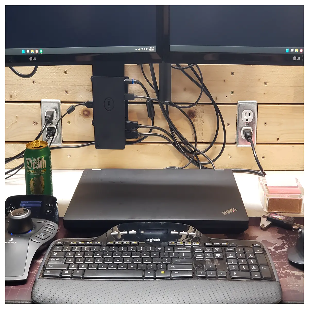 wd19 wd22 dock mounting bracket wall mount holder for usb c laptop desk organization cable management