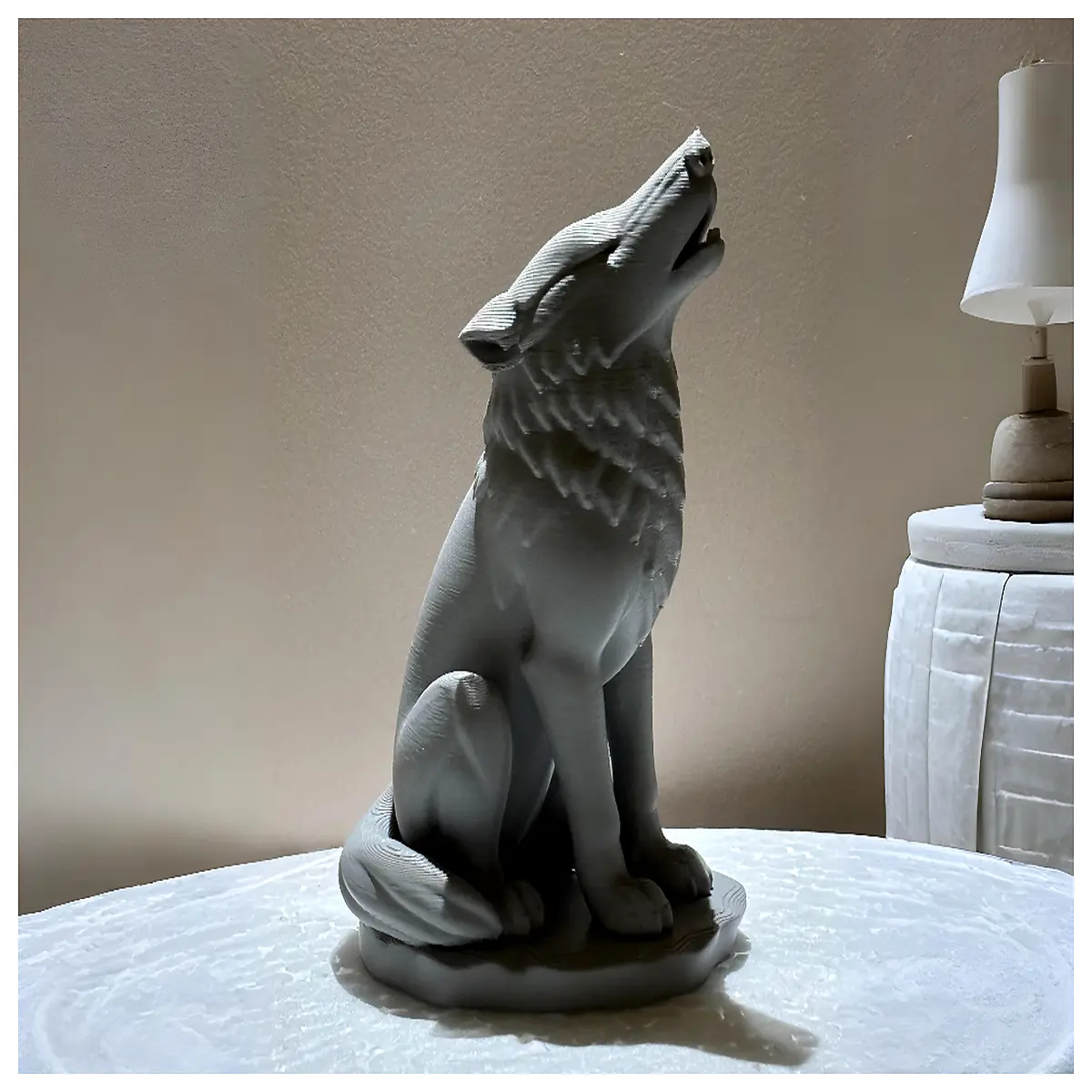 cute howling wolf plush toy adorable wolf stuffed animal for kids realistic wolf plushie wolf pillow for bed funny wolf plush gift