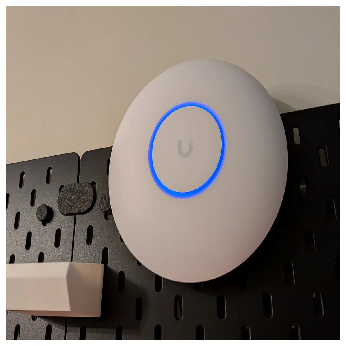 unifi u7 lite mount compatible with skadis panel bracket holder wall mount organizer for home wifi router