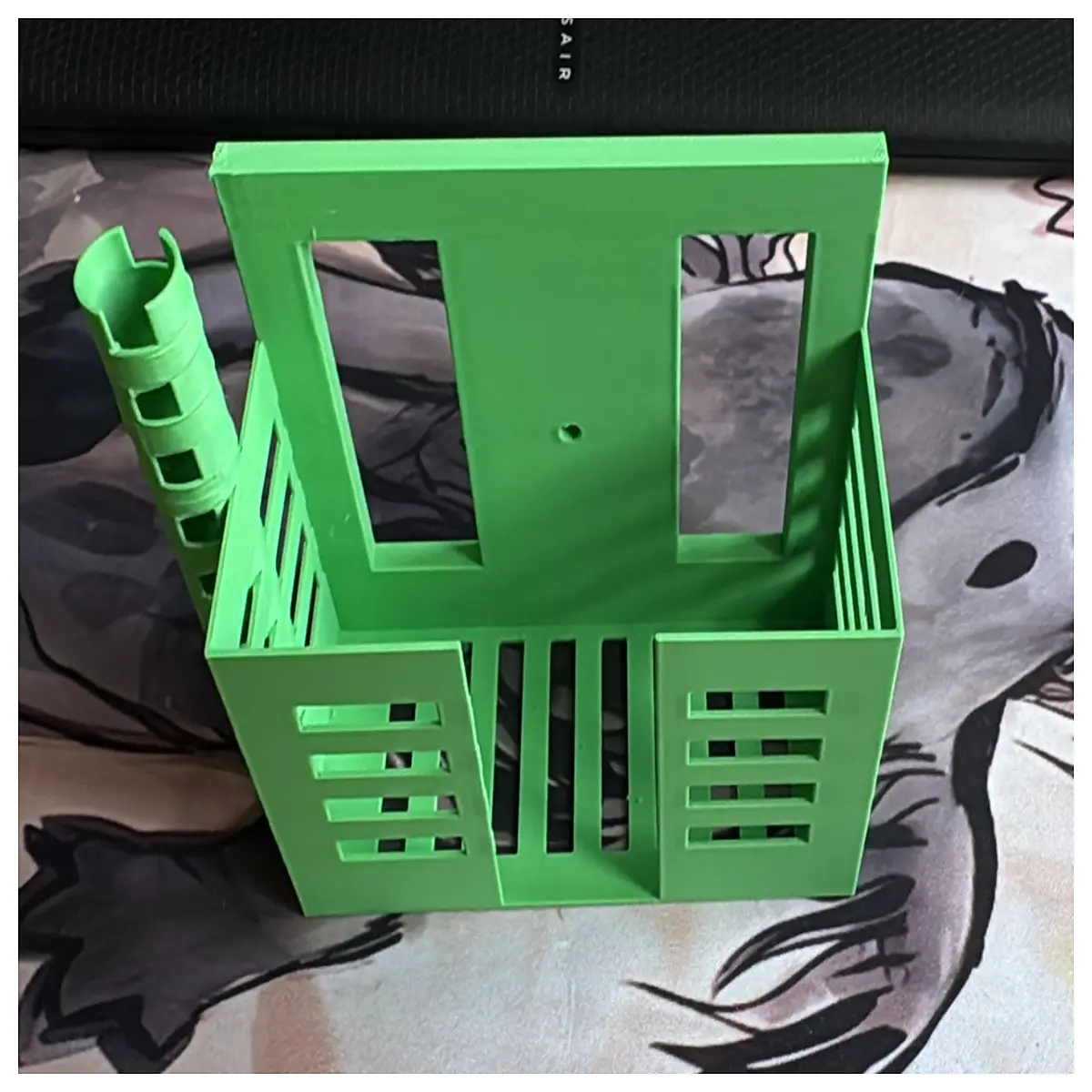 desk organizer with pen holder and card slot office desktop storage for business cards stationery caddy with name tag rack