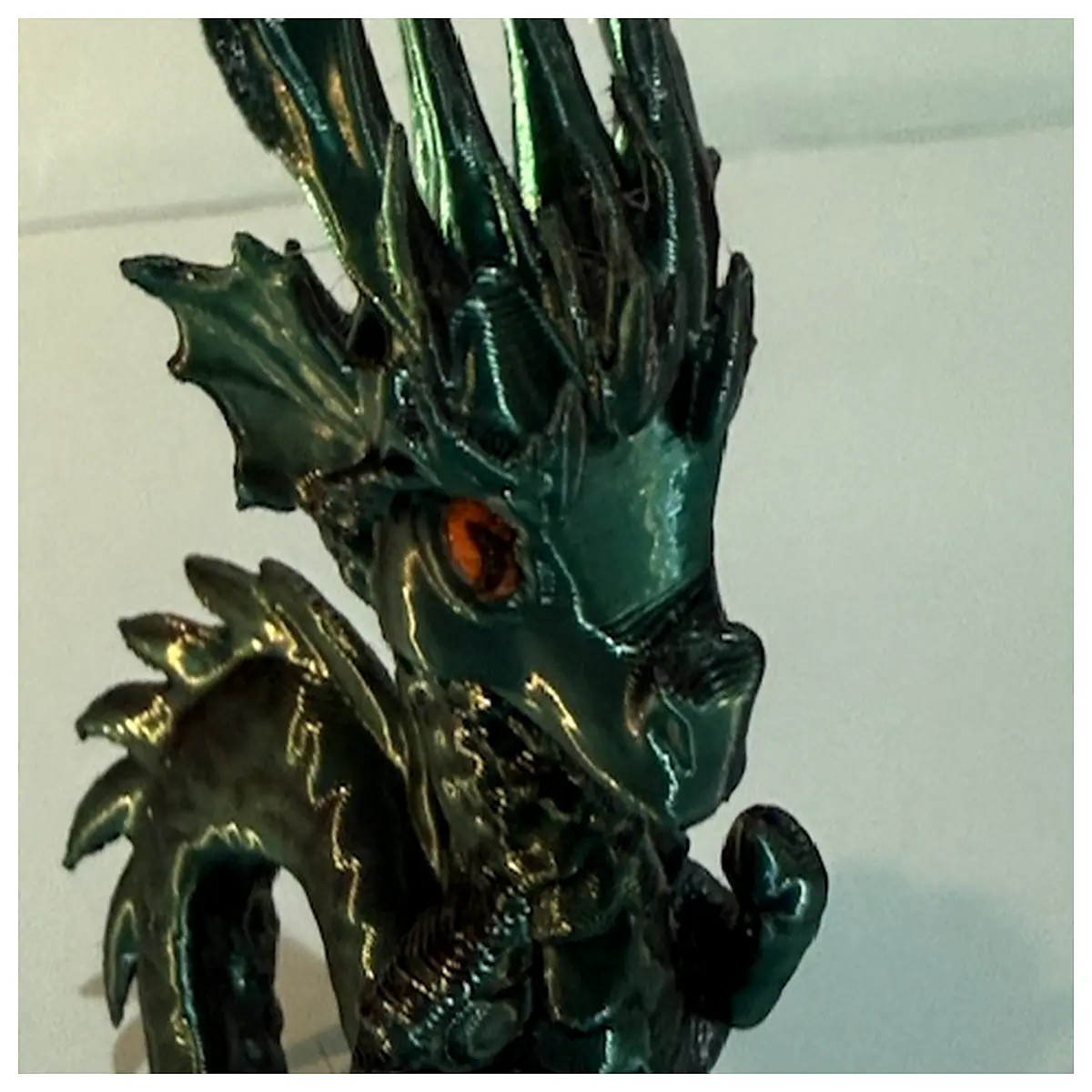 small jade dragon figurine lucky charm feng shui crystal healing stone pendant men women home decor