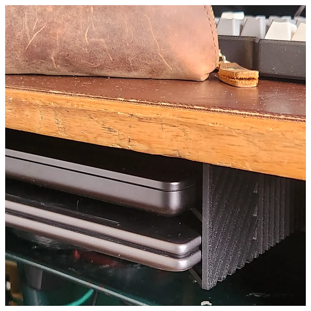 under desk laptop dual mount holder for two computers ergonomic workspace organizer cable management