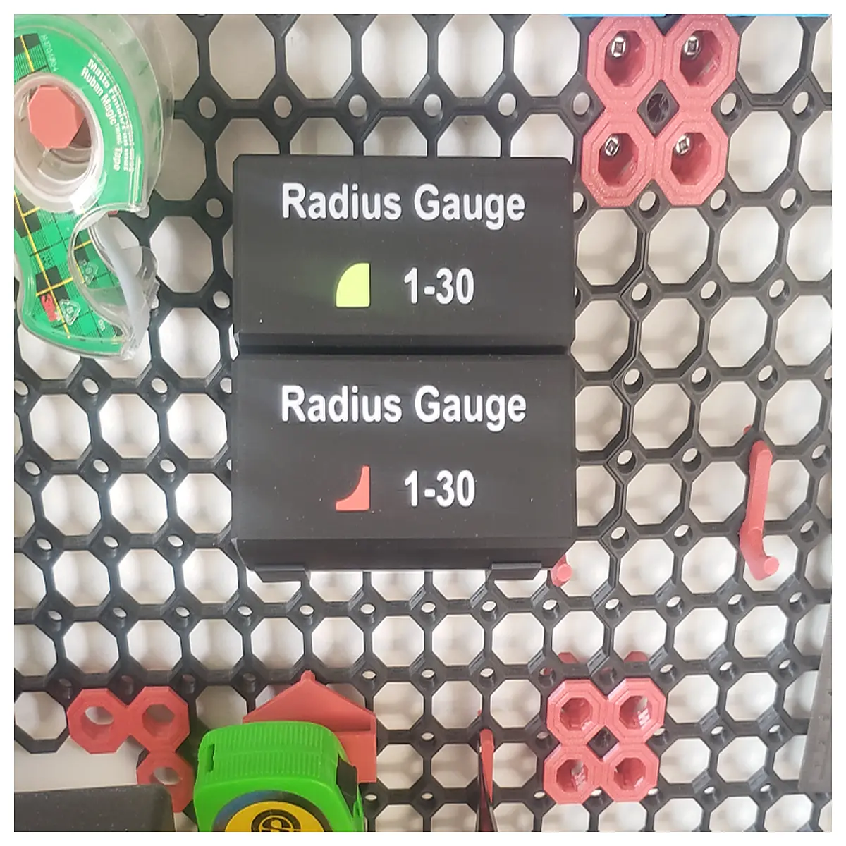 multi hole plate radius gauge holder for precision measurement tooling