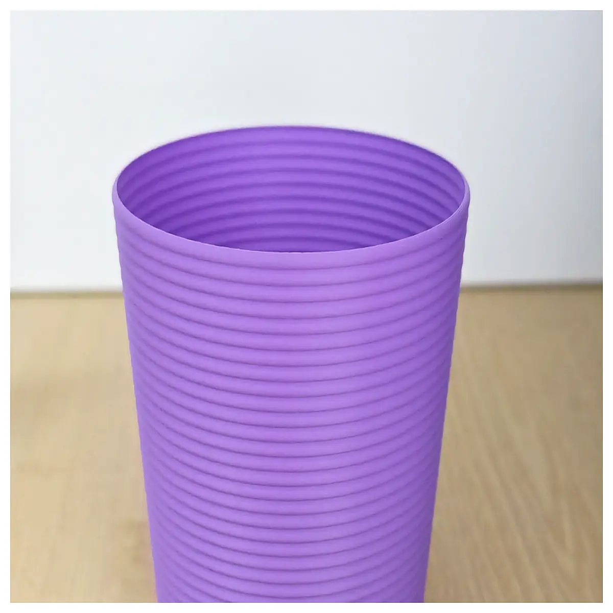 striped cup vase rotating home decor accent piece modern ceramic table centerpiece
