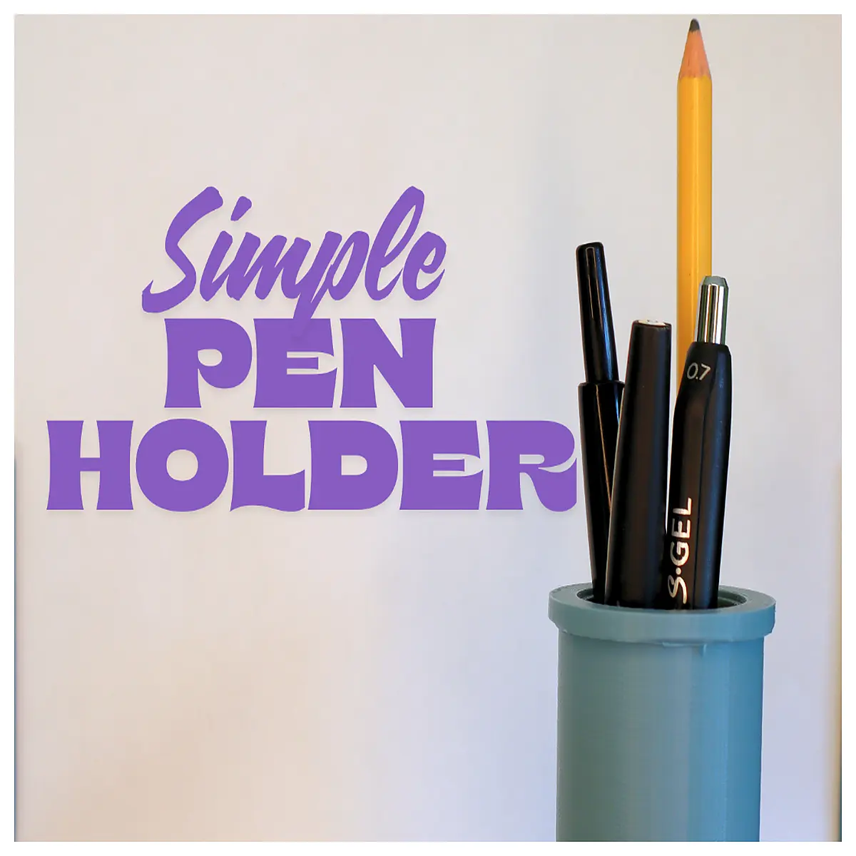 wooden pen holder desk organizer vintage writing utensil storage rack office supplies