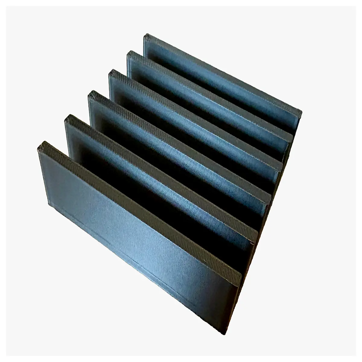 metal business card holder desk organizer cup coaster office supplies storage rack