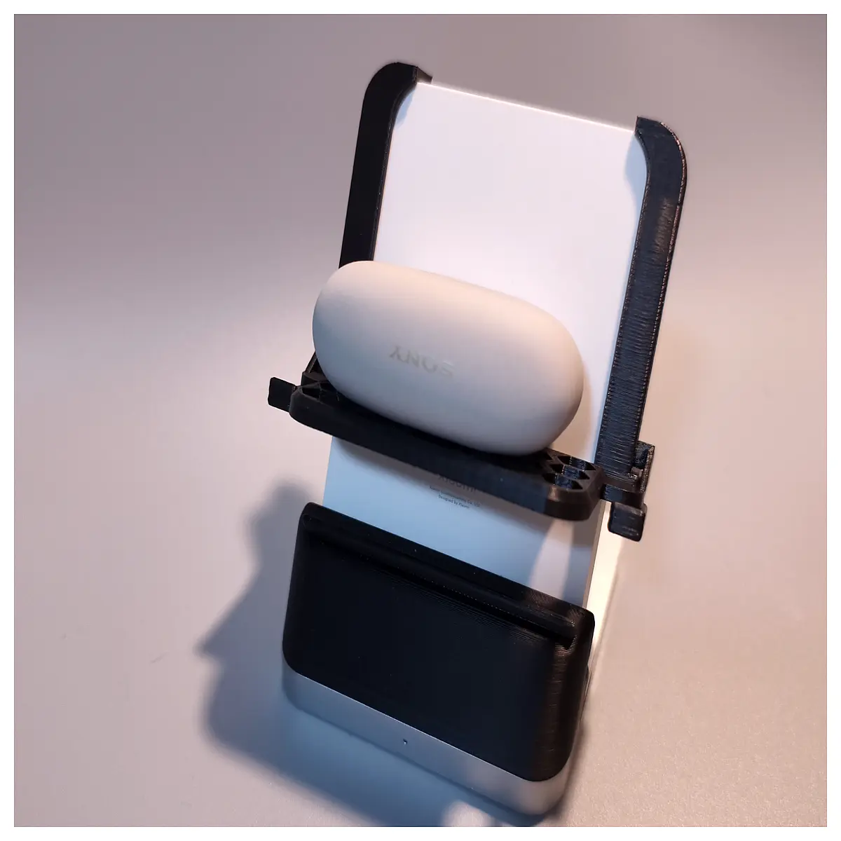 30w wireless charger horizontal desktop holder for earbuds fast charging pad cool air cooling