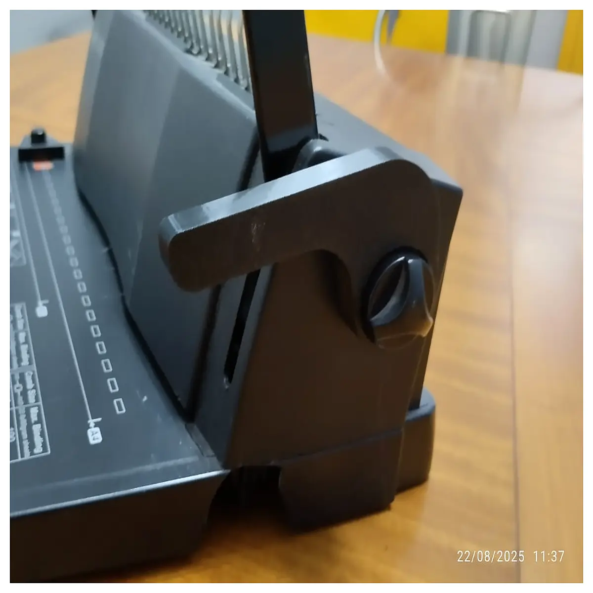 manual binding machine handle replacement parts duty spiral comb binding grip ergonomic comfort non slip rubber cover repair