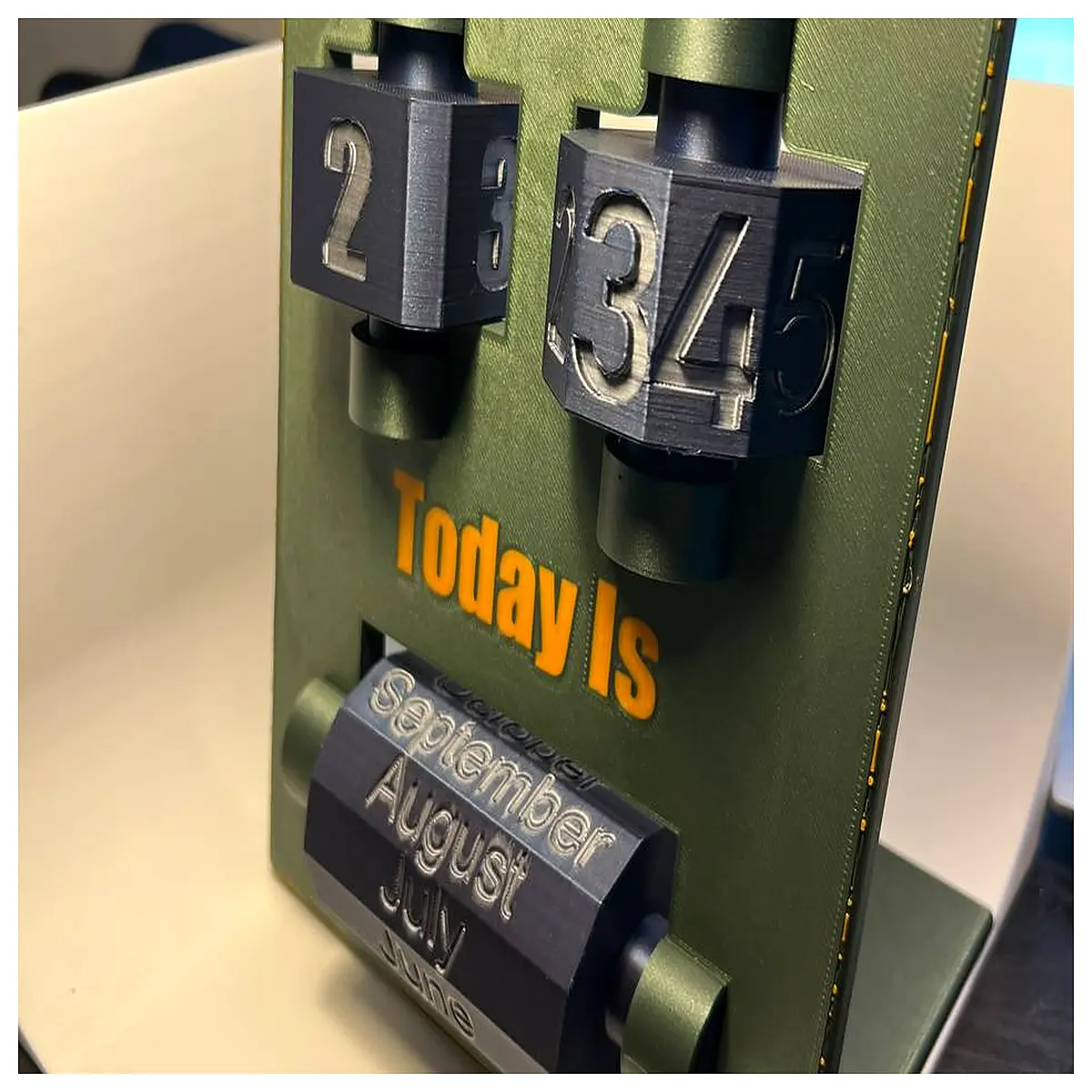 cylindrical desk calendar 2024 spiral bound standing calendar office supplies monthly planner coworker aesthetic home decor