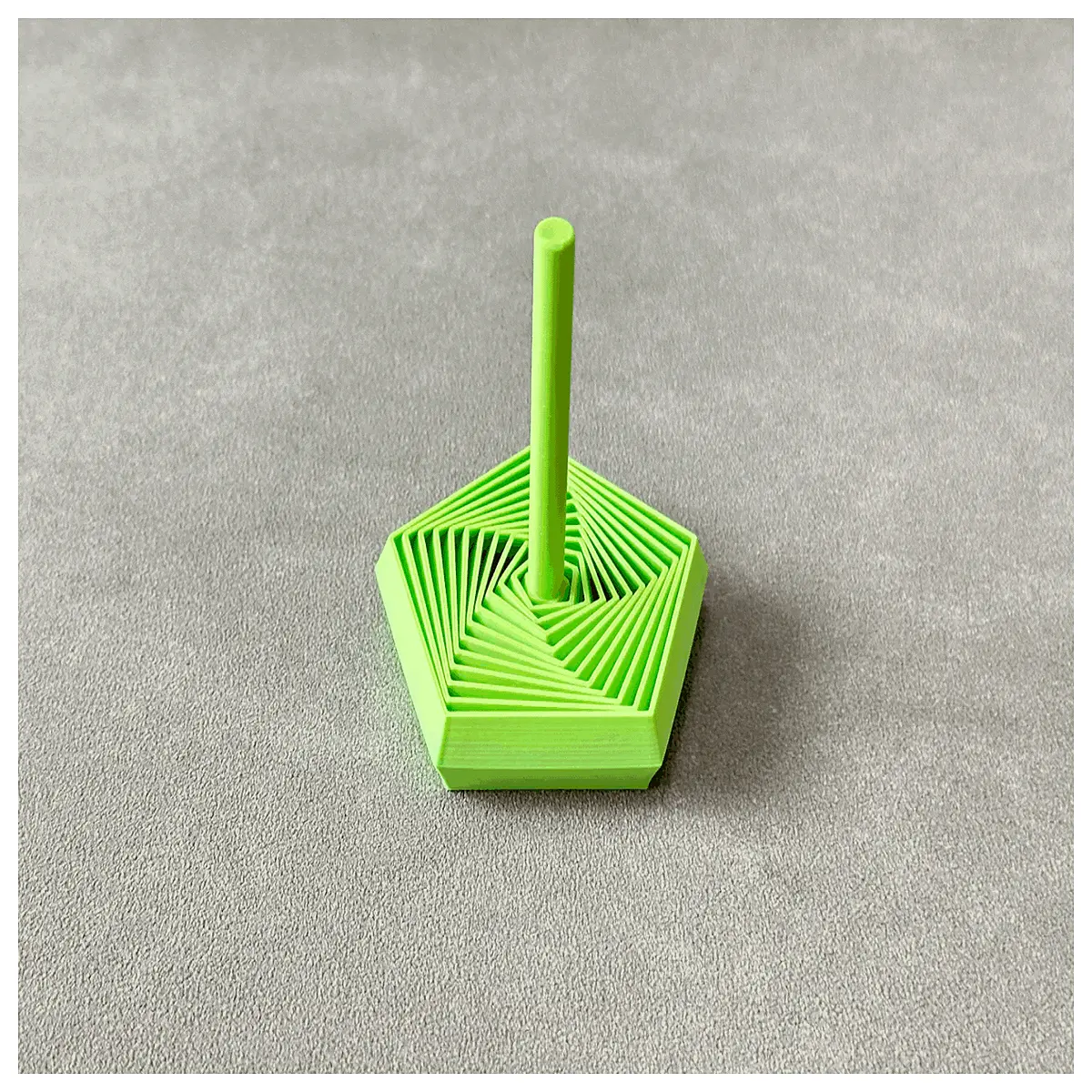pentagon vortex fidget toy printed stress relief sensory anti anxiety desk toy for adults kids