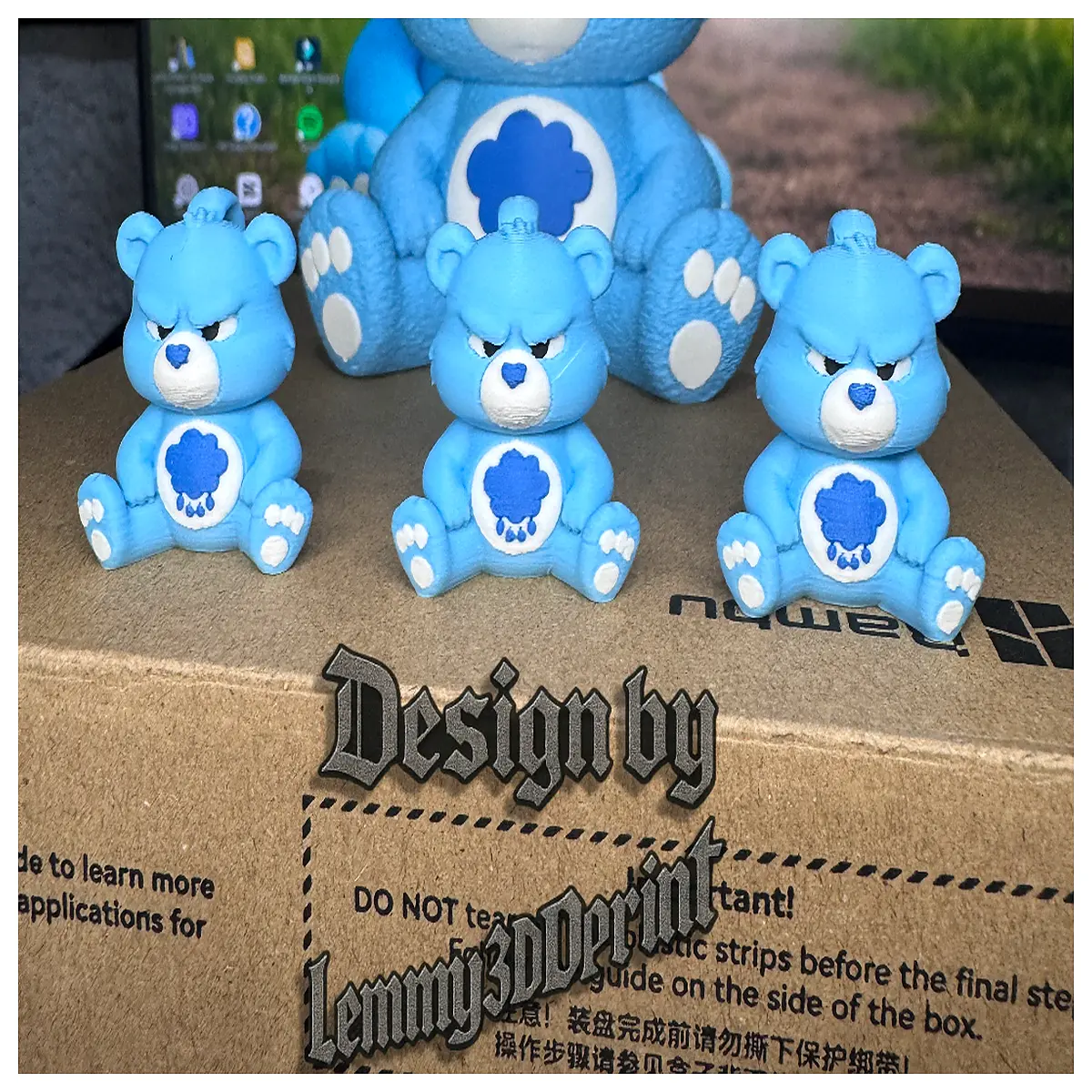cute blue bear keychain plush charm bag pendant cute animal key ring for women girls gift