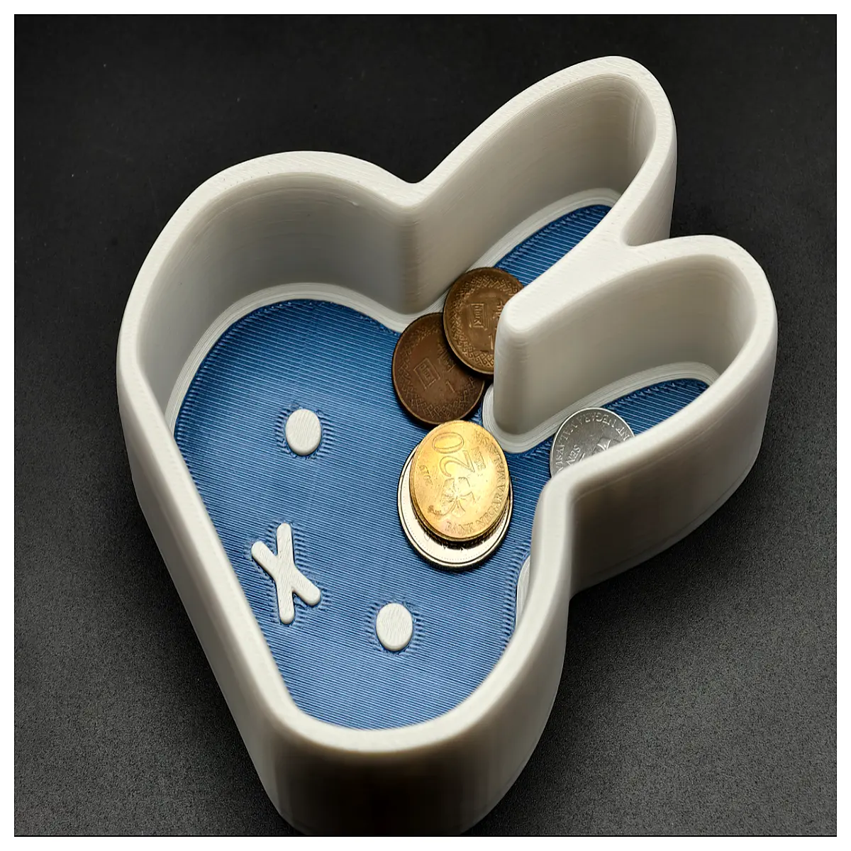 cute bunny storage box no support needed small desktop organizer for makeup jewelry craft supplies aesthetic room decor