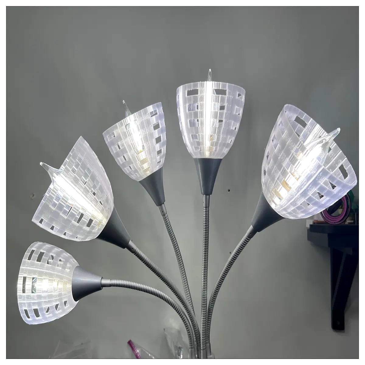 floor shade replacement universal fit dimmable bulb compatible modern minimalist home decor lighting accessory