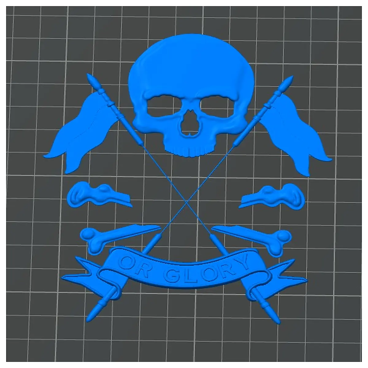 royal hussar skull bone patch tactical morale embroidery patch biker motorcycle vest jacket accessory gothic metal hardware