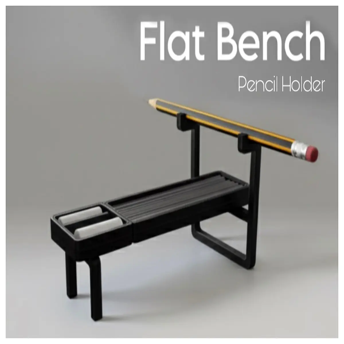 flat stool pencil holder organizer desk storage cute stationery container for kids home office supplies