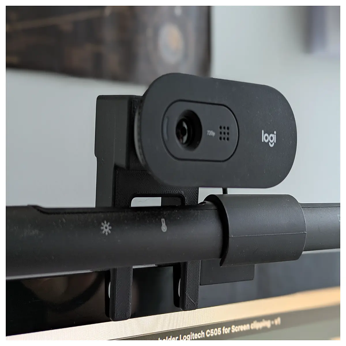 c505 mount holder adapter for monitor webcam bracket replacement accessory