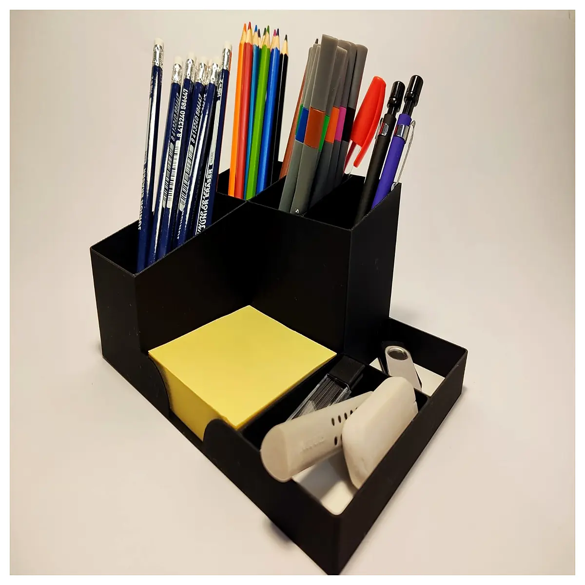 desktop organizer for office desk accessories storage box plastic small items tray holder