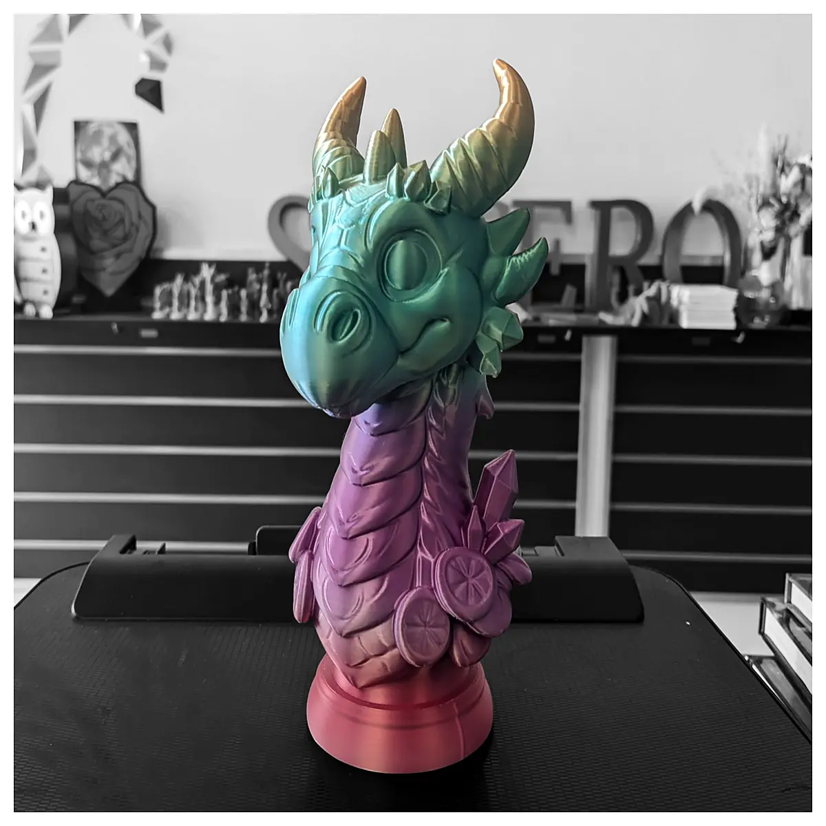 cute dragon candy figurine resin statue collectible desktop decor kids