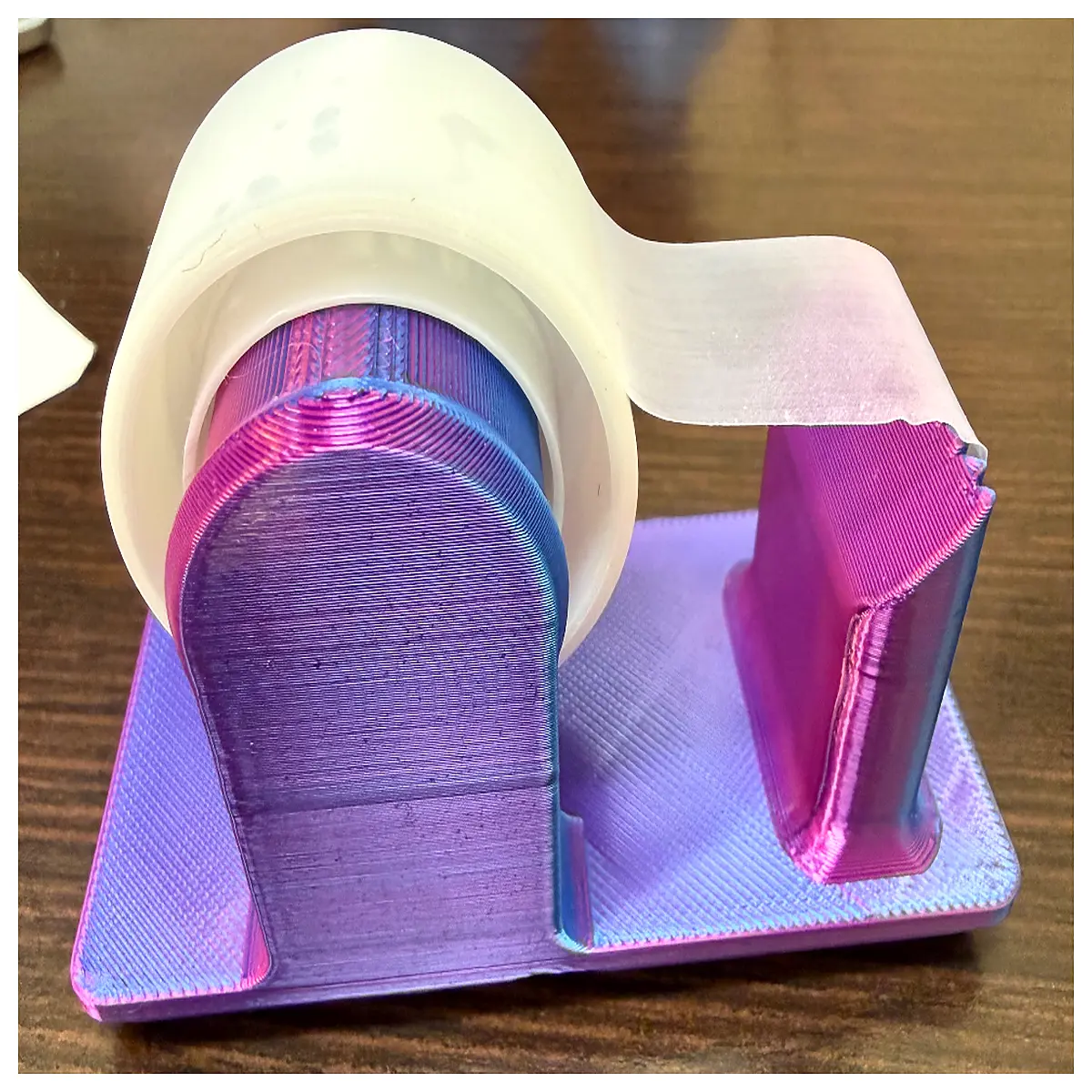 gridfinity modular tape dispenser holder printed organizer desktop storage box for masking duct tape roll container