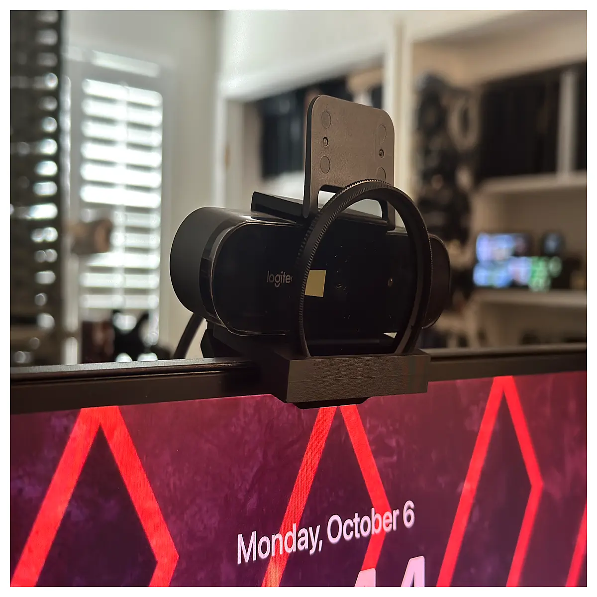 webcam polarizing filter mount holder clip for privacy lens cover anti glare ring adapter universal camera lens protector