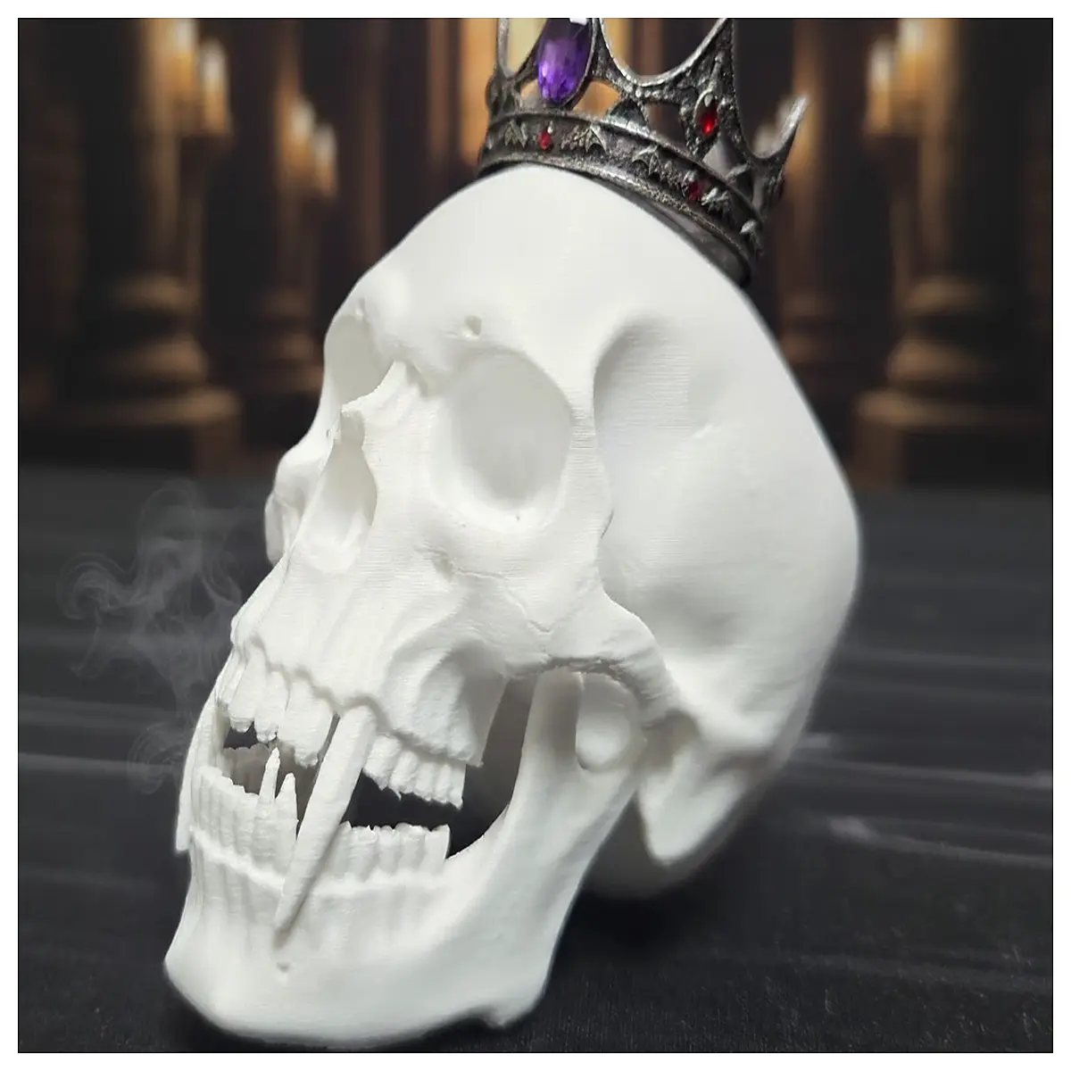horror vampire skull figurine collectible gothic decoration spooky halloween prop vol 3 dark fantasy art piece