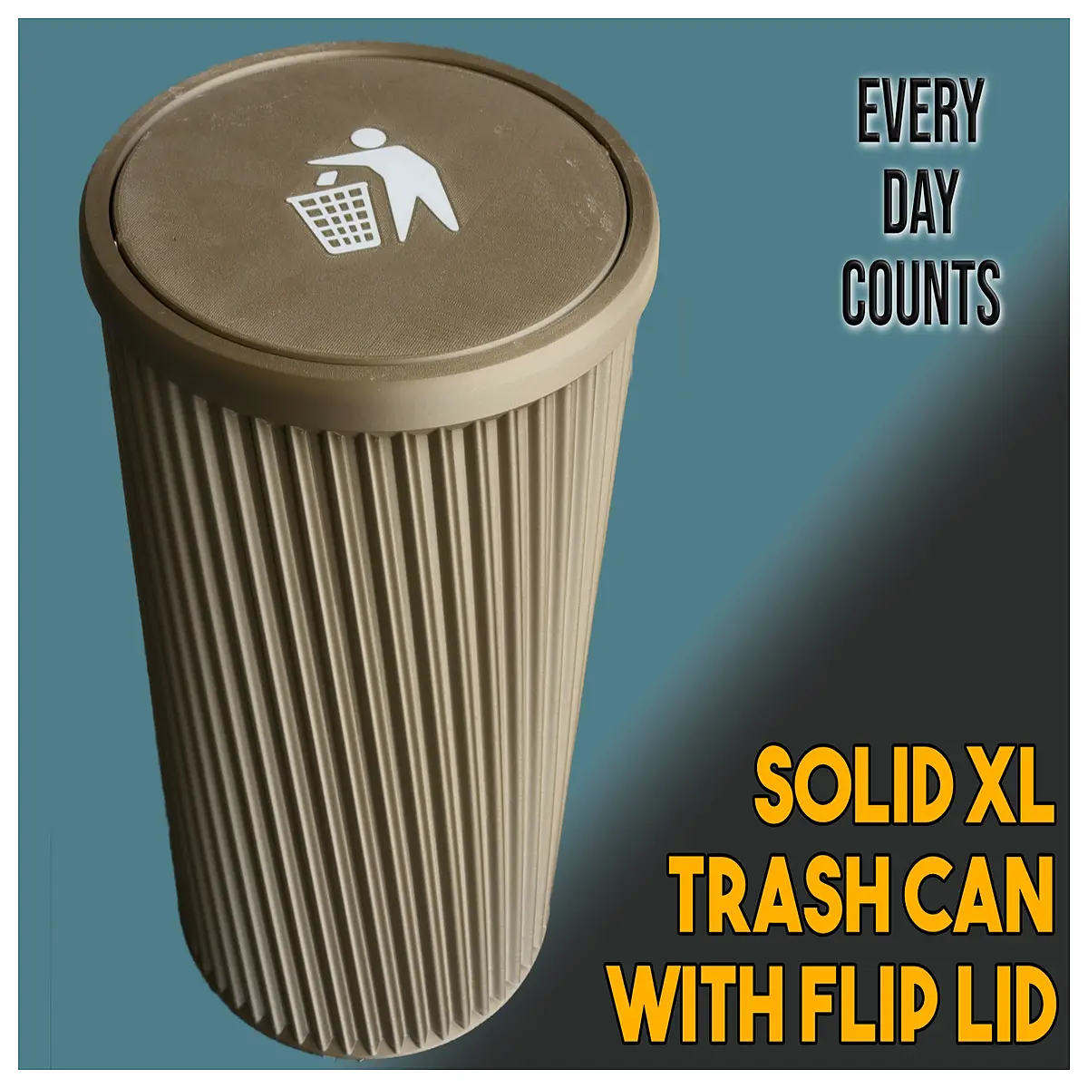 duty large trash can with lid commercial waste bin outdoor garbage container industrial recycling bin durable plastic trash receptacle