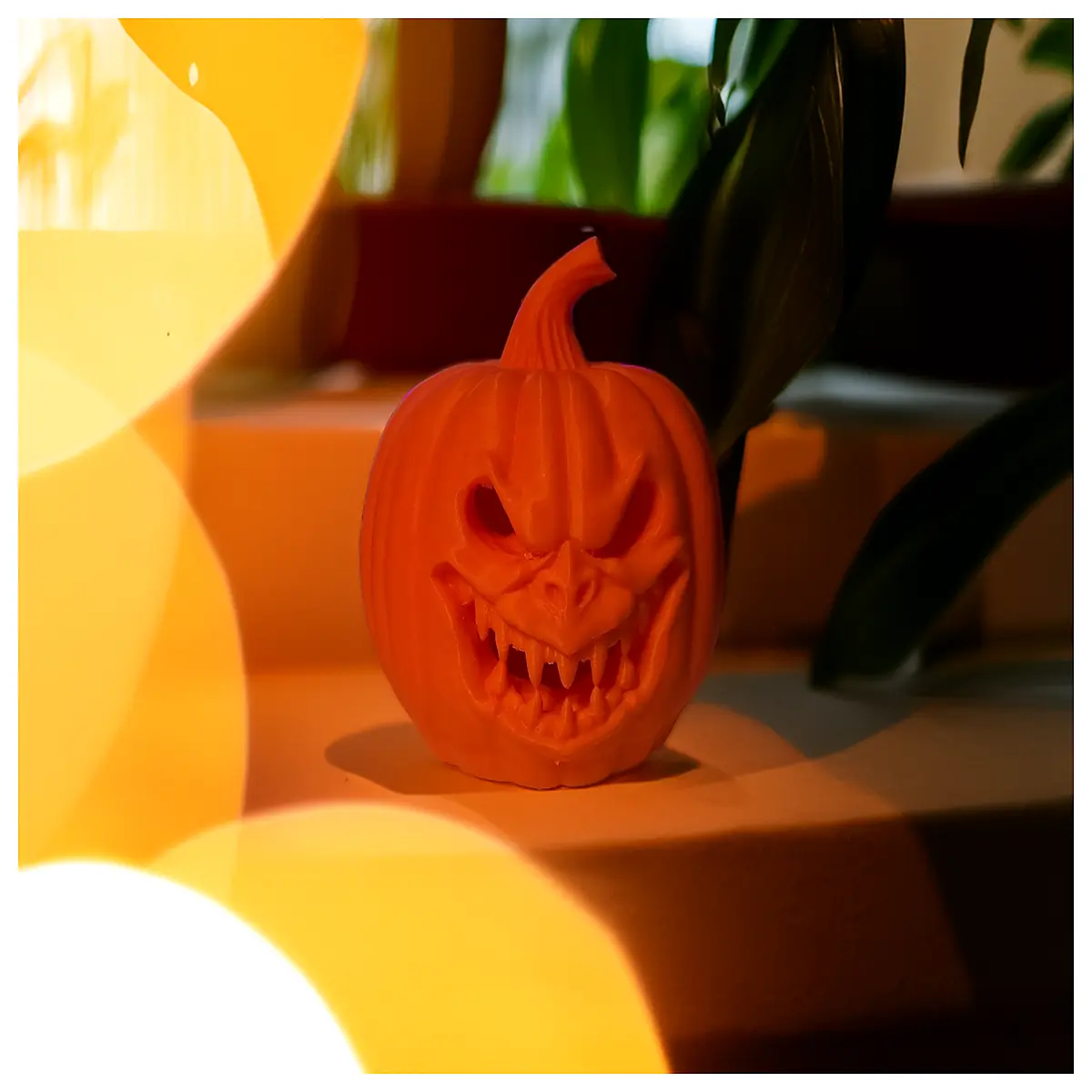 halloween decorations outdoor yard spooky carved jack o lanterns plastic pumpkins for party supplies haunted house props