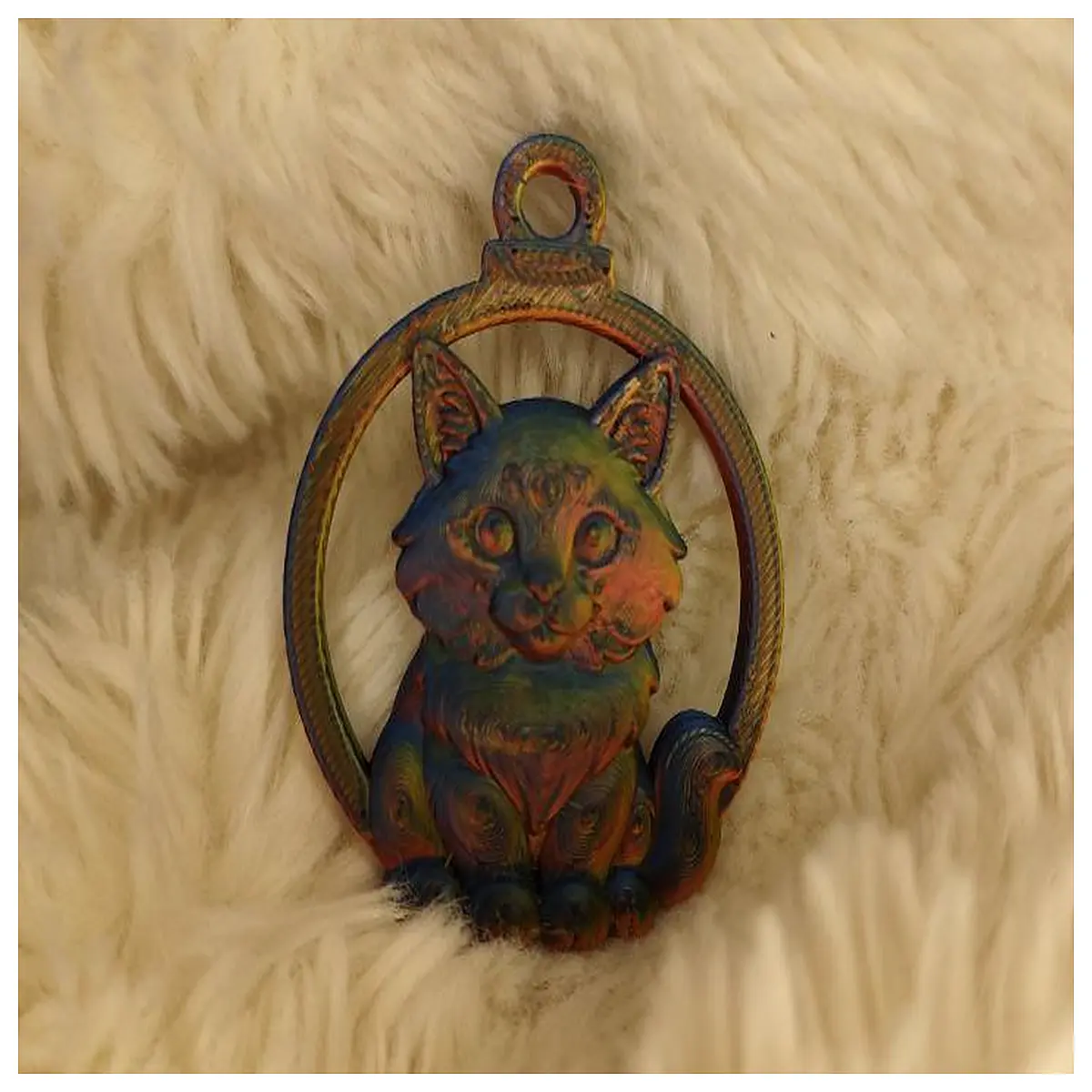 birman cat keychain plush toy charm bag pendant cute animal accessory cat lovers