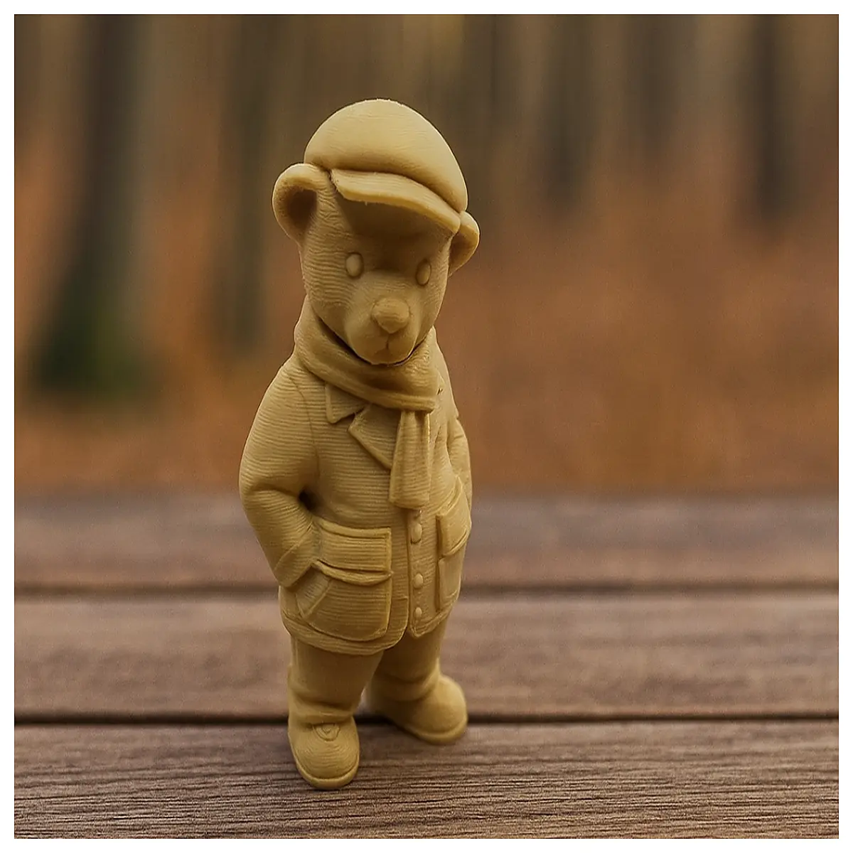 cute walking bear plush toy elegant daily companion soft hugging bear for home decor whimsical her cozy lifestyle accessory
