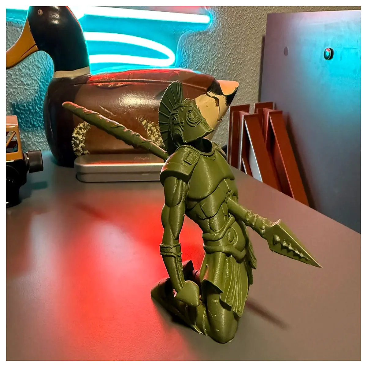 fallen figurine collectible miniature gaming accessory dark fantasy soldier statue