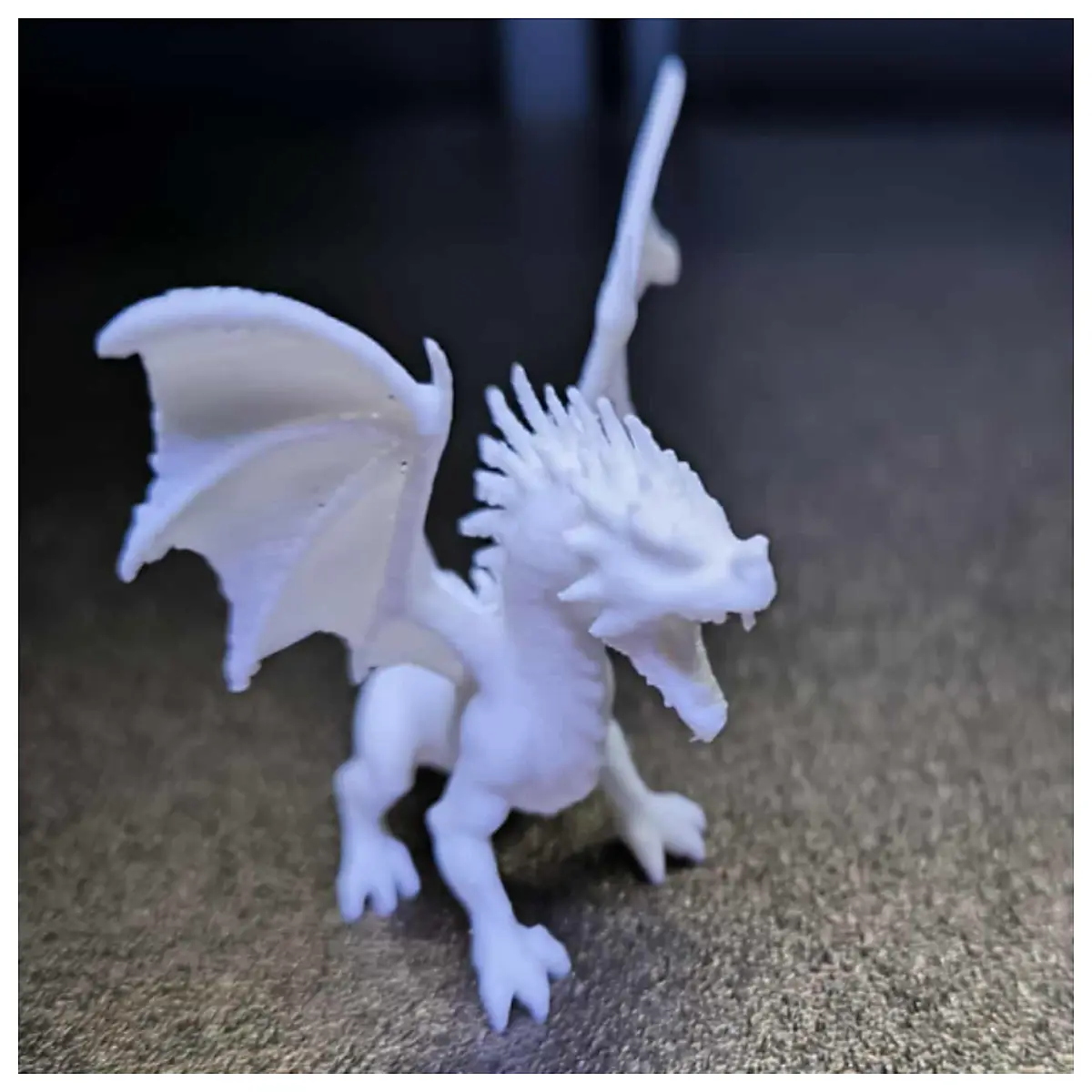 dragon cave protector fantasy statue resin figurine home decor dungeon master accessory