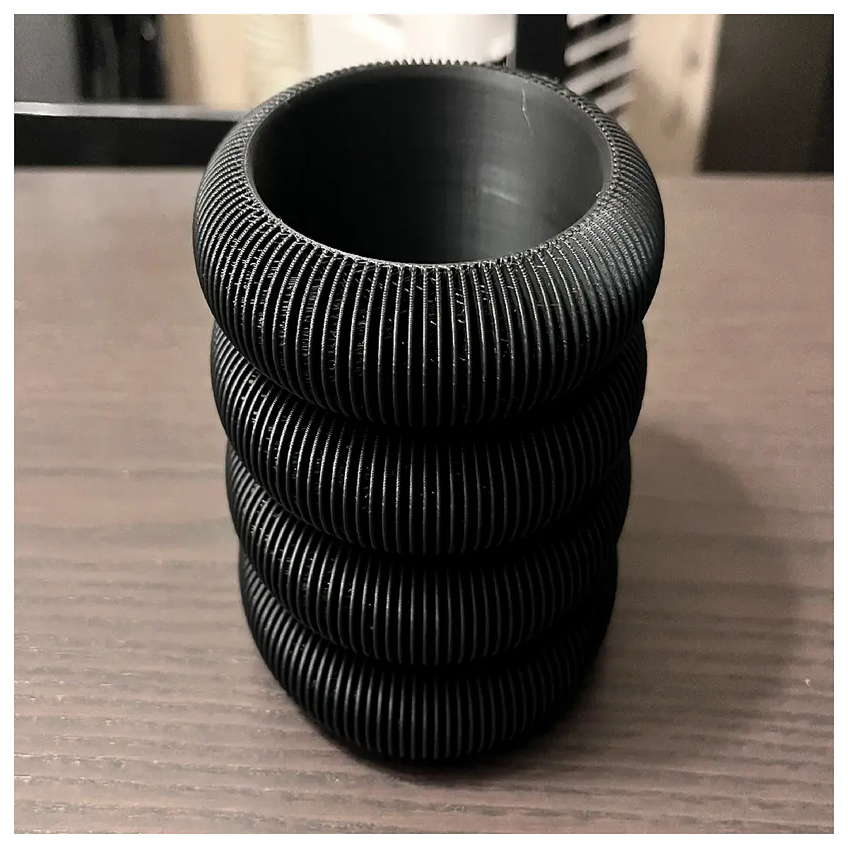half moon desk organizer curved pen holder for office stationery storage minimalist pencil cup round shape desk accessory