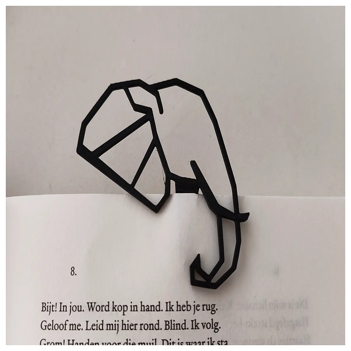 cute elephant bookmark for reading animal lover gift durable metal page marker library organizer book accessory for students and teachers