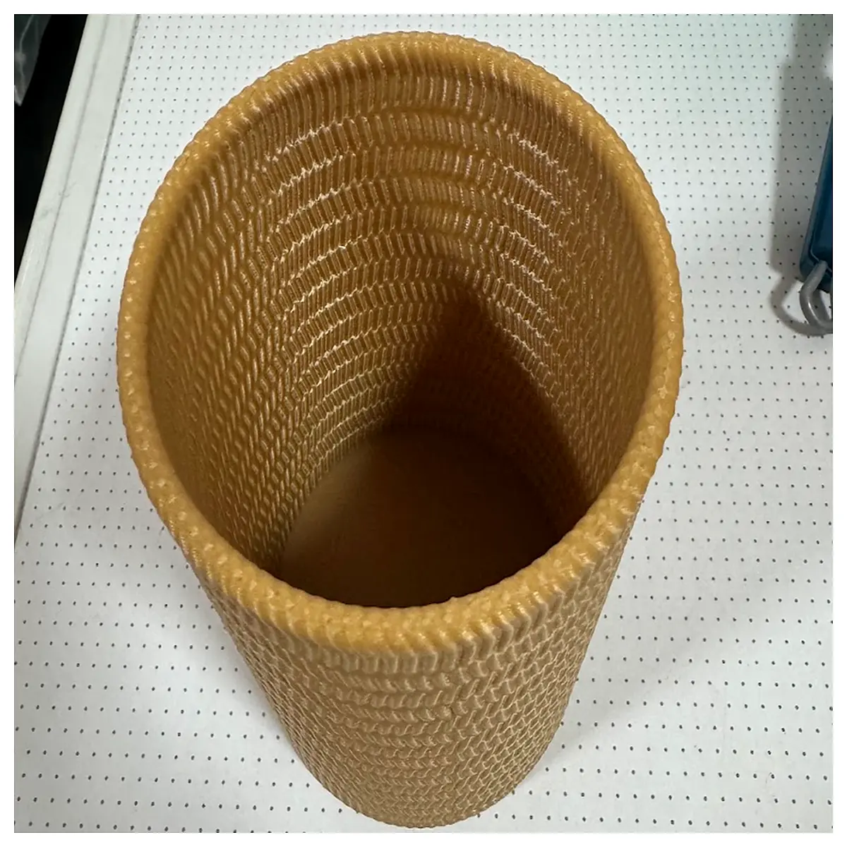 woven pen holder desk organizer boho style storage basket for office supplies craft supplies