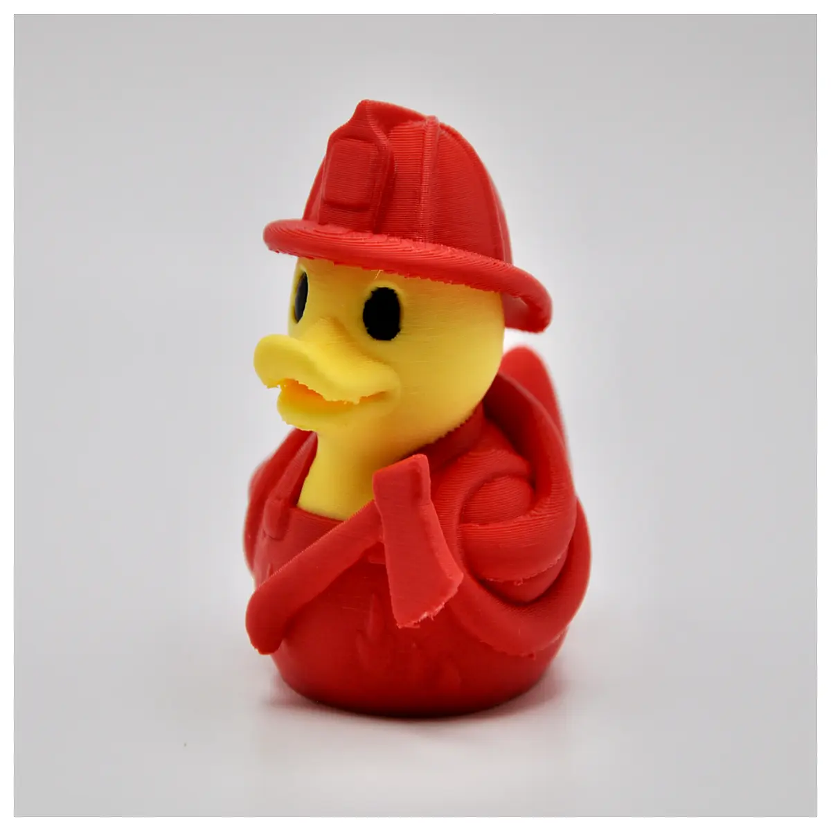 firefighter duck toy waterproof bath rubber ducky firefighter outfit hero plush for kids bathroom fun