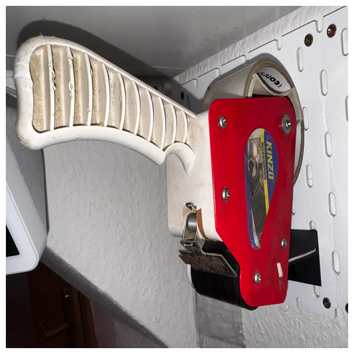 duty tape dispenser holder for packing tape rolls cardboard box sealing tape dispenser rack