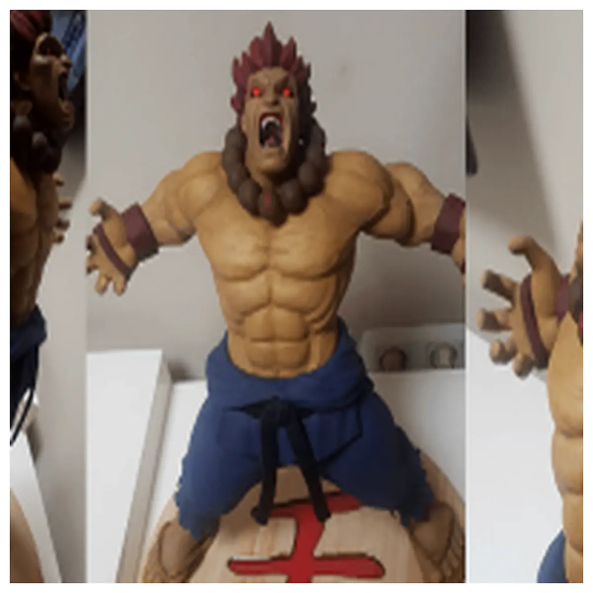 akuma action figure collectible statue gaming merchandise cosplay prop