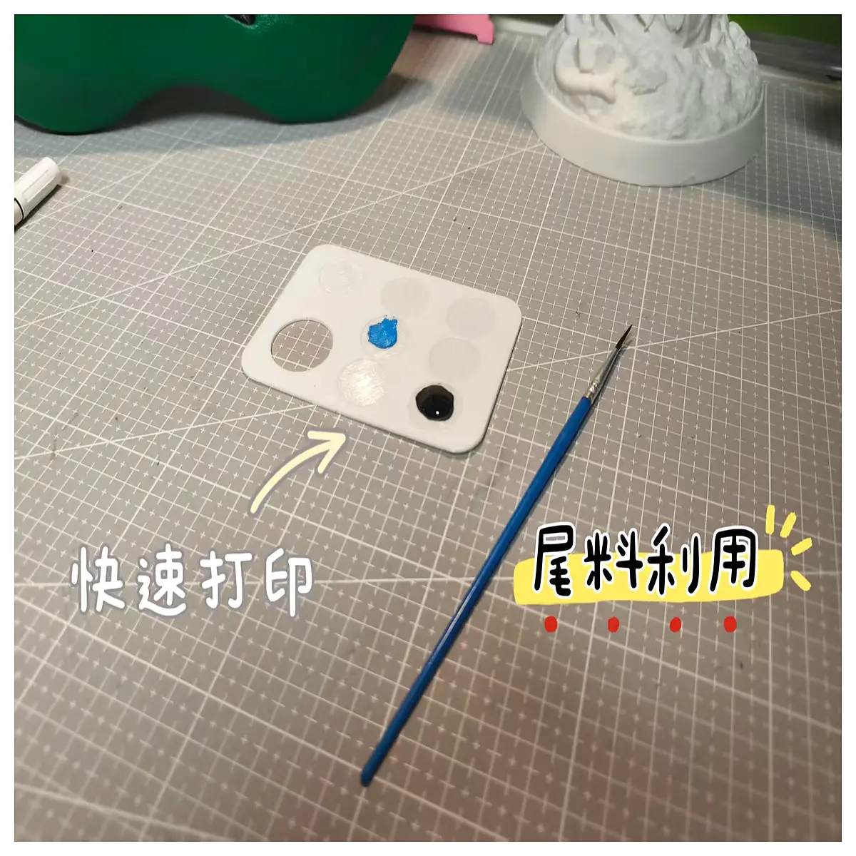 78g disposable color palette for rapid printing single use mixing tray for artists non stick paint mixing plate quick dry art supplies portable color