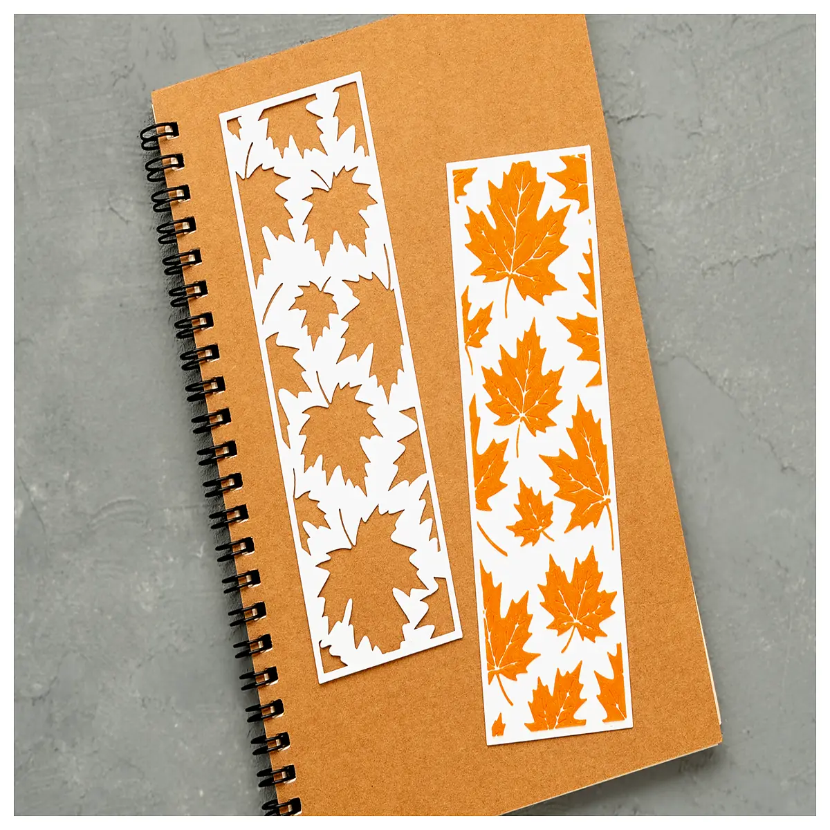 autumn maple leaf bookmark metal vintage aesthetic reading accessory for book lovers library school supplies