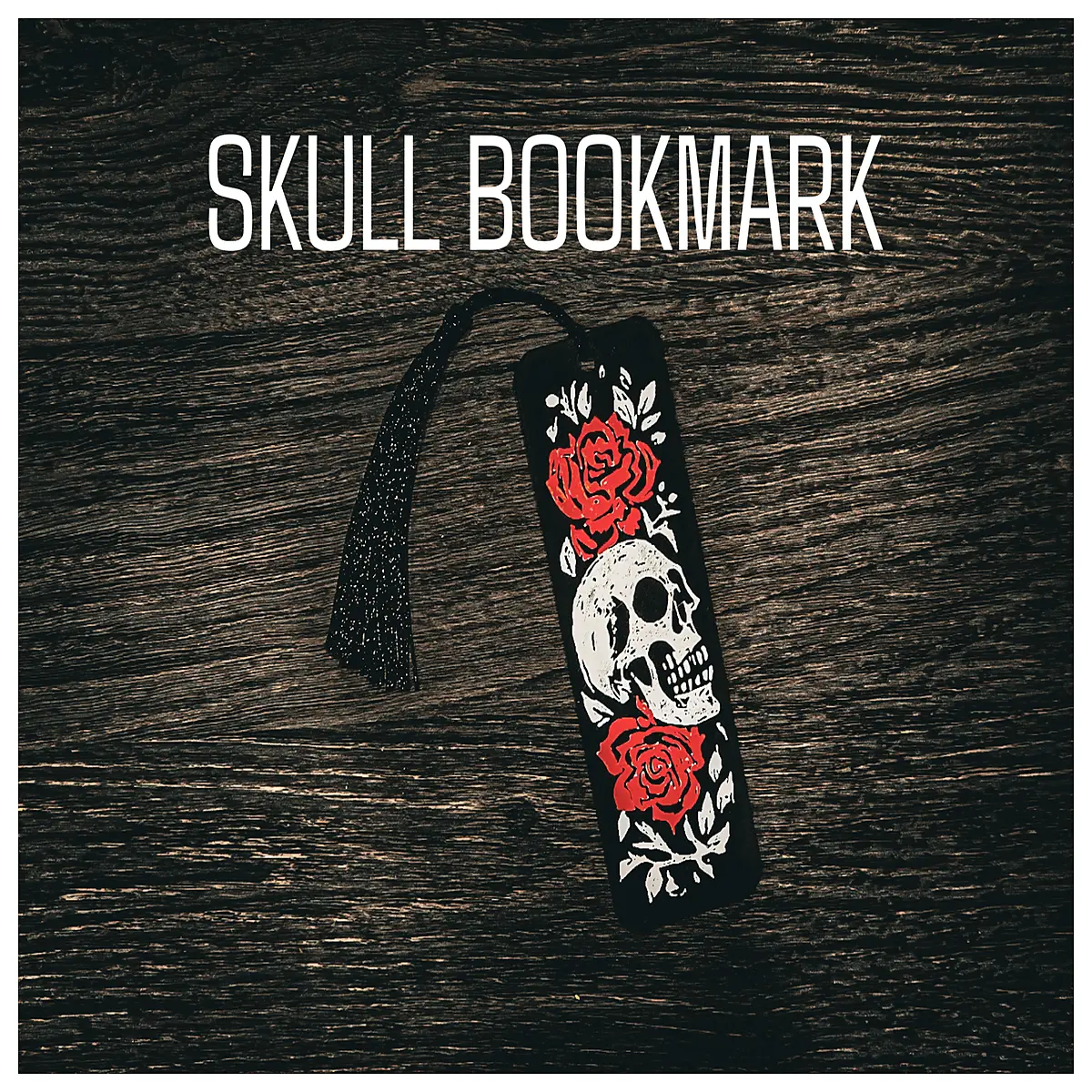 gothic metal bookmark skull design reading accessory dark fantasy book lover gift literary decor