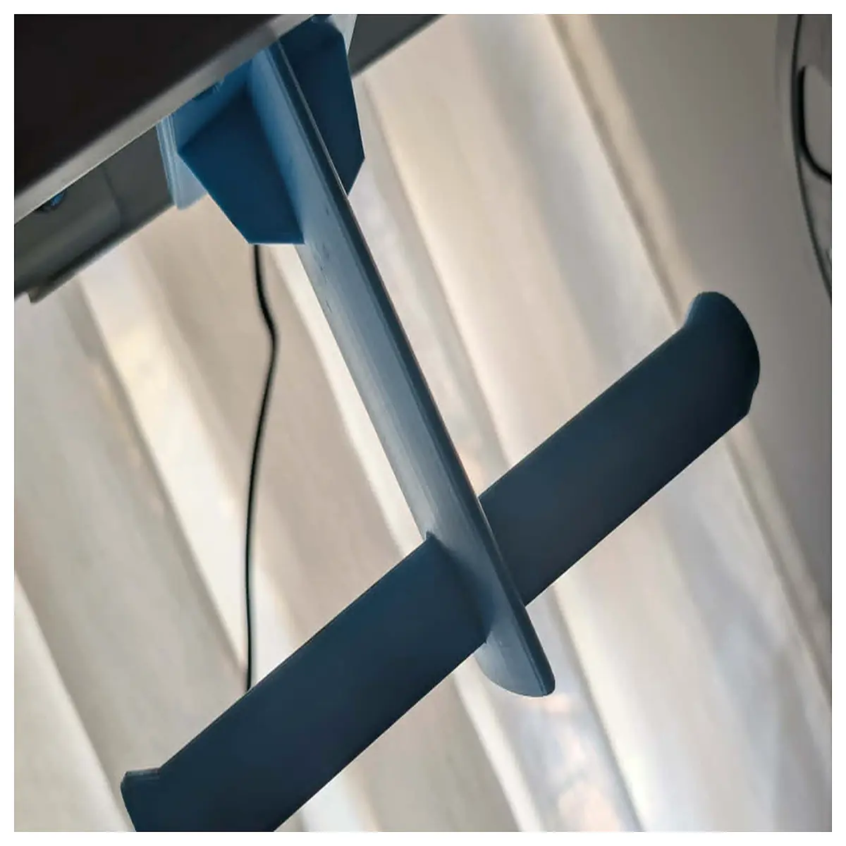 under desk cable management reel holder organizer for computer monitor wire storage spool mount