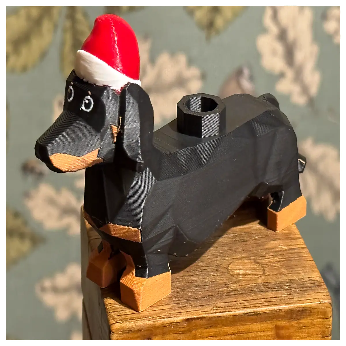 christmas dachshund building blocks set holiday decor kids educational toy compatible brick